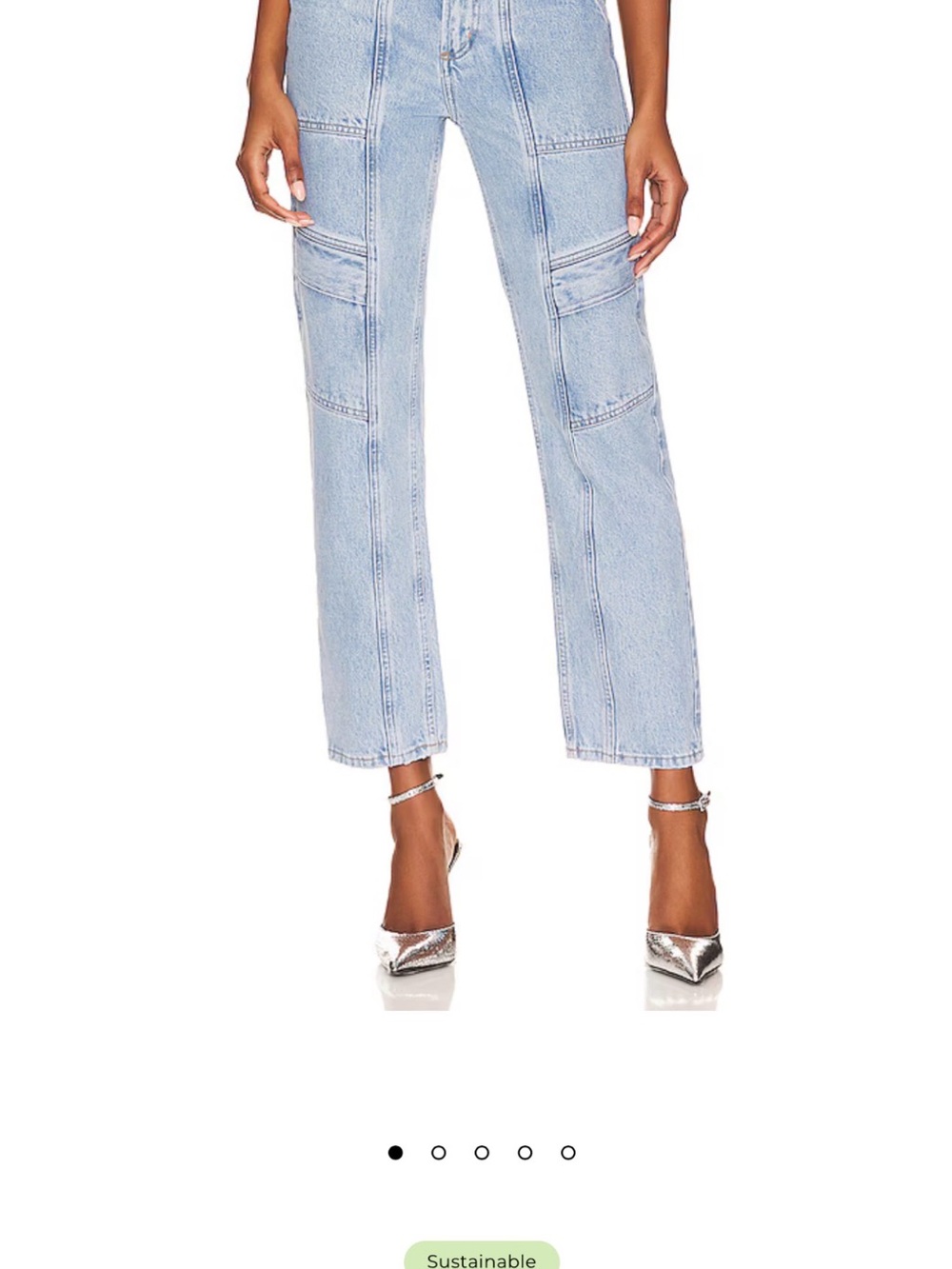 Agolde Light Blue Straight Leg Jeans